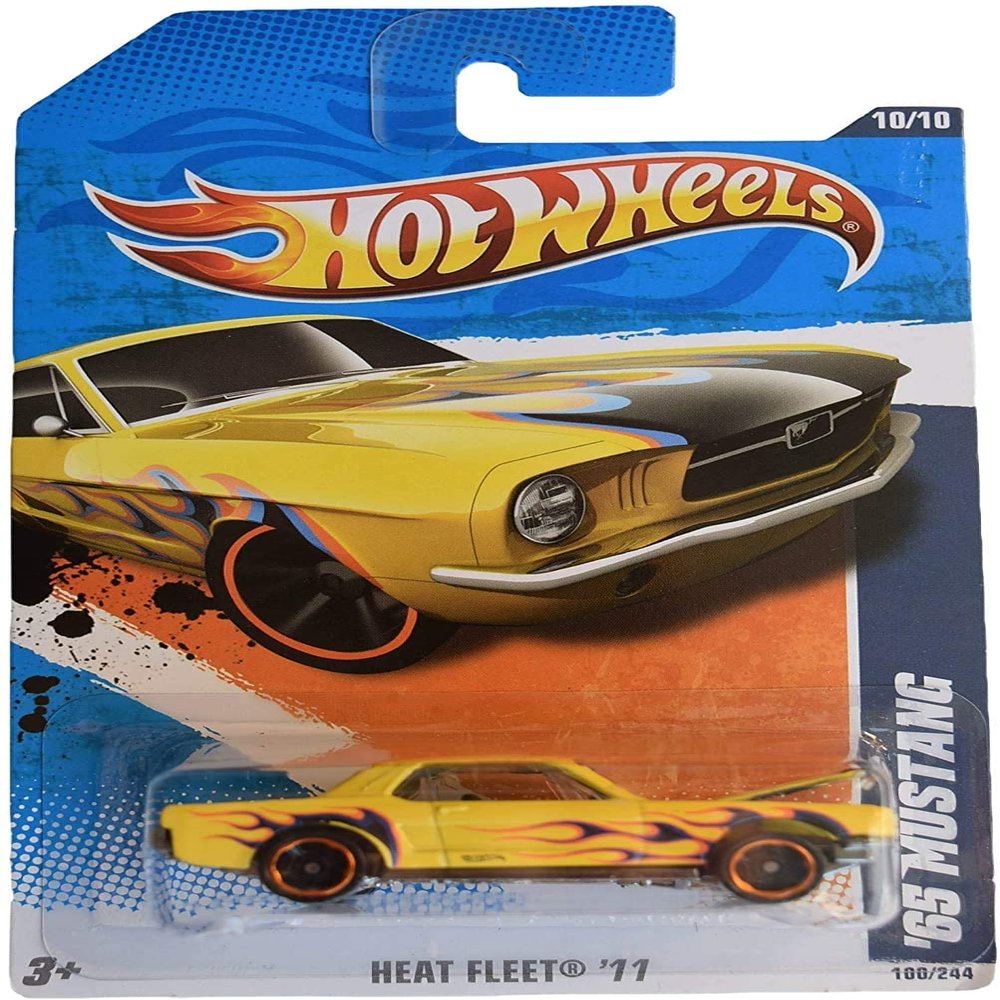 Hot Wheels '65 Mustang, [yellow] 2011 Heat Fleet 10/10