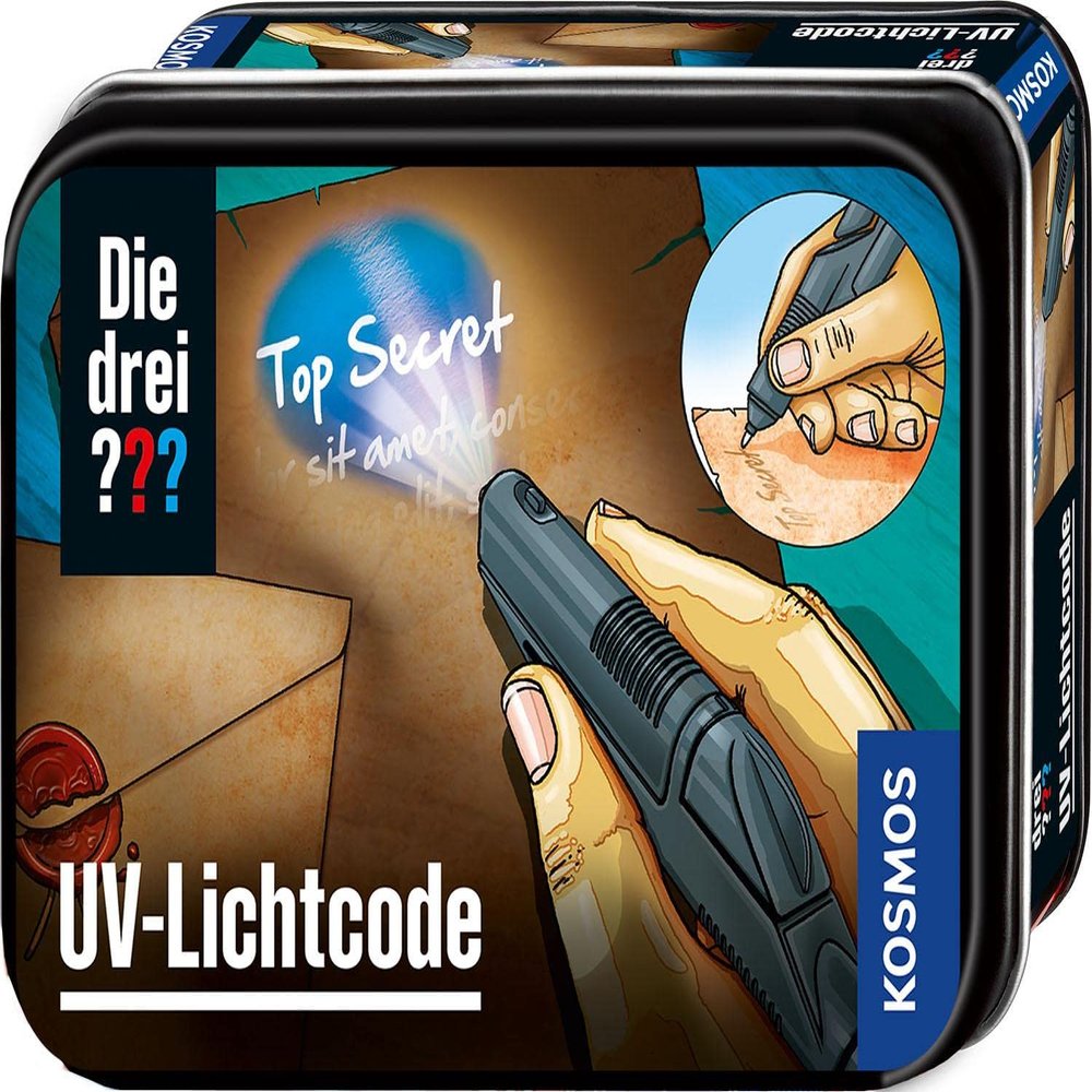 Die drei ???UV Light Code: Detektiv-Set