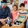 PicassoTiles 101pc Magnetic Puzzle Cube Set Black and White 1 Inch Construction Blocks STEM Educational Toy for Kids Age 3 Plus Sensory Learning Kit with Idea Book for Building and Creativity PMC101 view 2