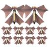 10Pcs Hand Transformation Butterfly Flying Bat Wind up Bat Flutter Card Bat Funny bat Tricky Prop Toys Fake bat Prop (Random Color) view 1
