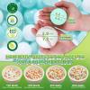 GOGOSO Ball Pit Balls for Toddlers Kids Plastic Balls for Ball-Pit Playpen Pool Baby Pastel BPA-Free Non Toxic Pastel Crush Proof Bal Blue Green White 100pcs view 2