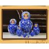 BBZY Russian Matryoshka Cute Matryoshka 7-Piece Russian Nesting Dolls Christmas Halloween Birthday Travel Souvenir Decoration view 2