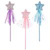 ASTER Glitter Star Wands 3Pcs 11 Inches Princess Angel Fairy Star Magic Wands Girls Fairy Magic Dress-up Star Wand Angel Fairy Costume Props Wands Sticks for Birthday Halloween Christmas Party view 1