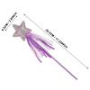 ASTER Glitter Star Wands 3Pcs 11 Inches Princess Angel Fairy Star Magic Wands Girls Fairy Magic Dress-up Star Wand Angel Fairy Costume Props Wands Sticks for Birthday Halloween Christmas Party view 2