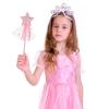 ASTER Glitter Star Wands 3Pcs 11 Inches Princess Angel Fairy Star Magic Wands Girls Fairy Magic Dress-up Star Wand Angel Fairy Costume Props Wands Sticks for Birthday Halloween Christmas Party view 3