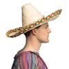 Boland 95430 Sombrero Fiesta, Diameter 48 cm, Straw Hat with Coloured Brim, Hat, Headwear, Fiesta Party, Costume, Carnival, Theme Party view 4