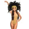 Boland - Go-go dancer, with black feathers, elaborate headpiece, samba, belly dancer, costume, carnival, theme party view 3