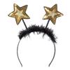 Boland - Star Tiara with Sequins, Headband with Feathers, Headpiece, Costume, Carnival, Theme Party, New Year's Eve view 1