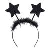 Boland - Star Tiara with Sequins, Headband with Feathers, Headpiece, Costume, Carnival, Theme Party, New Year's Eve view 3