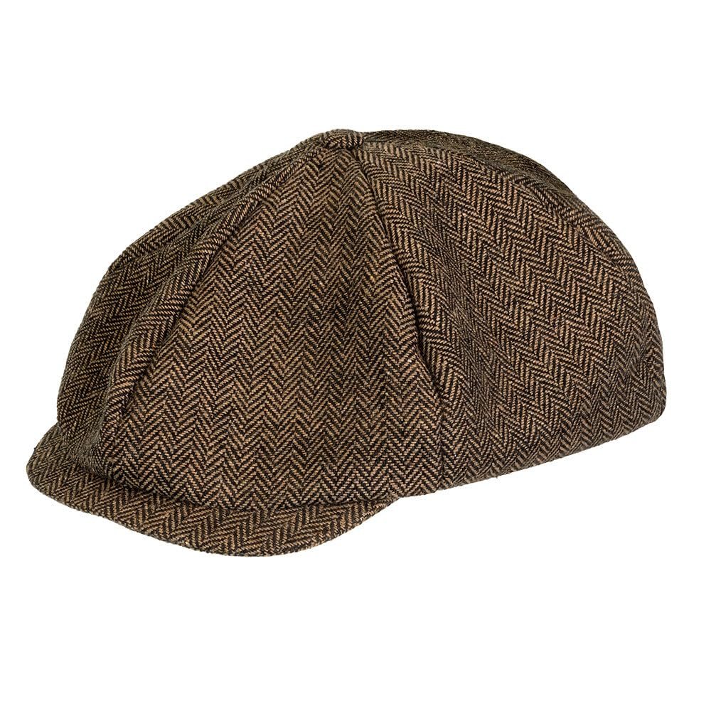 Boland - Birmingham English Peaked Cap Herringbone Fabric Costume Carnival Theme Party