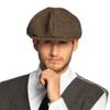 Boland - Birmingham English Peaked Cap Herringbone Fabric Costume Carnival Theme Party view 4