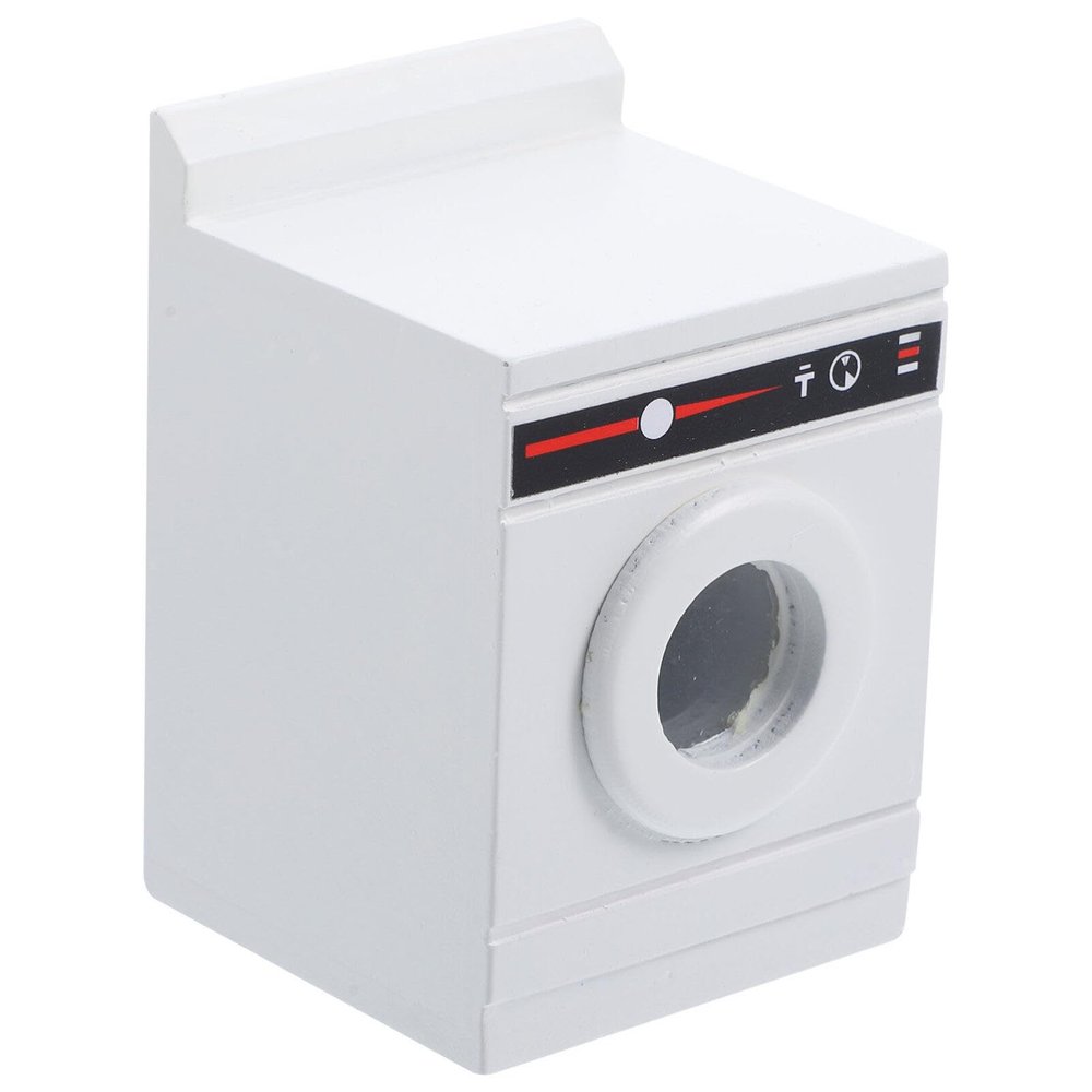Dollhouse Furniture Miniature Dollhouse Washing Machine 1: 12 Scale Miniature Laundry Room Furniture for Appliance Toy Cloth Washer