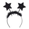 Boland - Star Tiara with Sequins, Headband with Feathers, Headpiece, Costume, Carnival, Theme Party, New Year's Eve view 3