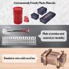 GLABACT 10 Pcs RC Crawler Car roof Decoration Luggage Net/Oil Drum/Wood Box/Fuel Tank/Recovery Board/Toolbox/Shovel for RC 1/10 Crawler Trx4 Trx6 AXIAL SCX10 Redcat GEN 7 8 Rc4wd Accessories view 4