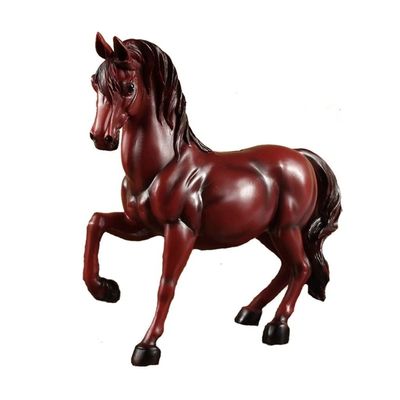 YKHB Piggy Bank Simulation Pony,Coin Bank for Boys and Girls,Best Gift for Money Bank in Decorative Resin (Color : Red)