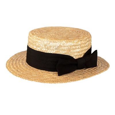 Boland 90994 Condoliero Hat, Straw Hat, Venice, Gondola Driver, Headpiece, Costume, Carnival, Theme Party