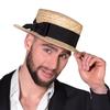 Boland 90994  Condoliero Hat, Straw Hat, Venice, Gondola Driver, Headpiece, Costume, Carnival, Theme Party view 2