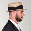 Boland 90994  Condoliero Hat, Straw Hat, Venice, Gondola Driver, Headpiece, Costume, Carnival, Theme Party view 3