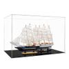 Tingacraft Large Acrylic Display Case (22 x 14.1 x 14.5 inch) for Model Clear Box for Figures, Assembly Required view 1