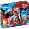 Playmobil Rescue Vehicles: Fire Engine with Tower Ladder view 1