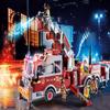 Playmobil Rescue Vehicles: Fire Engine with Tower Ladder view 2