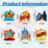 10 Pieces Hero Themed Party Decorations Honeycomb Centerpieces Action Sign Table Topper Sign Standing Cards for Birthday Party Baby Shower Decor Supplies view 2