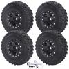 CrazyHobby 1.0 Beadlock Wheels and Tires for 1/24 Axial SCX24 Chevrolet C10 Deadbolt Jeep Jt Gladiator Jeep Wrangler JLU CRC 4WD RC Rock Crawler(Style 1) view 1