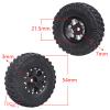 CrazyHobby 1.0 Beadlock Wheels and Tires for 1/24 Axial SCX24 Chevrolet C10 Deadbolt Jeep Jt Gladiator Jeep Wrangler JLU CRC 4WD RC Rock Crawler(Style 1) view 2