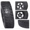 CrazyHobby 1.0 Beadlock Wheels and Tires for 1/24 Axial SCX24 Chevrolet C10 Deadbolt Jeep Jt Gladiator Jeep Wrangler JLU CRC 4WD RC Rock Crawler(Style 1) view 4