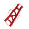 AllinRC 4-Pack Alloy Front&Rear Suspension Arms for Traxxas 1/10 Slash 4X4, Stampede 4x4, Rustler 4WD VXL-Replaces Part 3655 Upgrades (Red) view 2