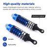 AllinRC 4PCS Aluminum Front & Rear RC Shocks for 1/10 Traxxas Slash 4x4 Compatible with Rustler Stampede Hoss 4WD Replace 5862 (Blue) view 2