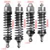 AllinRC 4Pcs All Metal Aluminum Front & Rear RC Shocks for 1/10 RC Truck Traxxas Slash Rustler Stampede Hoss 4X4 Replace 5862 3760 3762 (Gray) view 2