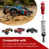 AllinRC 4PCS Aluminum Front & Rear RC Shocks for 1/10 Traxxas Slash 4x4 Compatible with Rustler Stampede Hoss 4WD Replace 5862 (Red) view 3