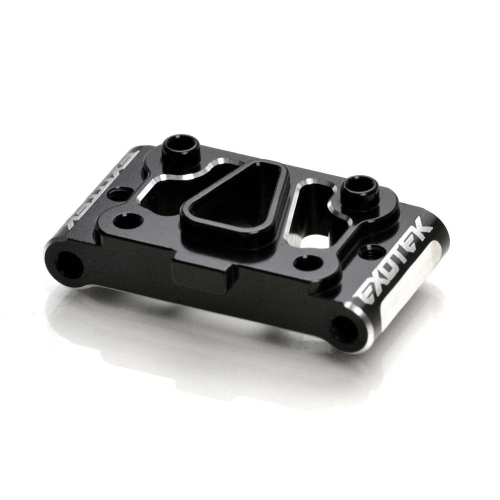 EXOTEK RACING LLC 22S Hd Front Pivot 7075 Black W/Silver ETK2025 Electric Car/Truck Option Parts