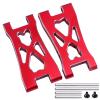 AllinRC Aluminum Lower Suspension Arms Front & Rear for Redcat Blackout XTE Upgrades, fit for Redcat Blackout XBE SC Pro Replace Parts BS213-007 / BLH-0002GM, 4pcs (Red) view 4