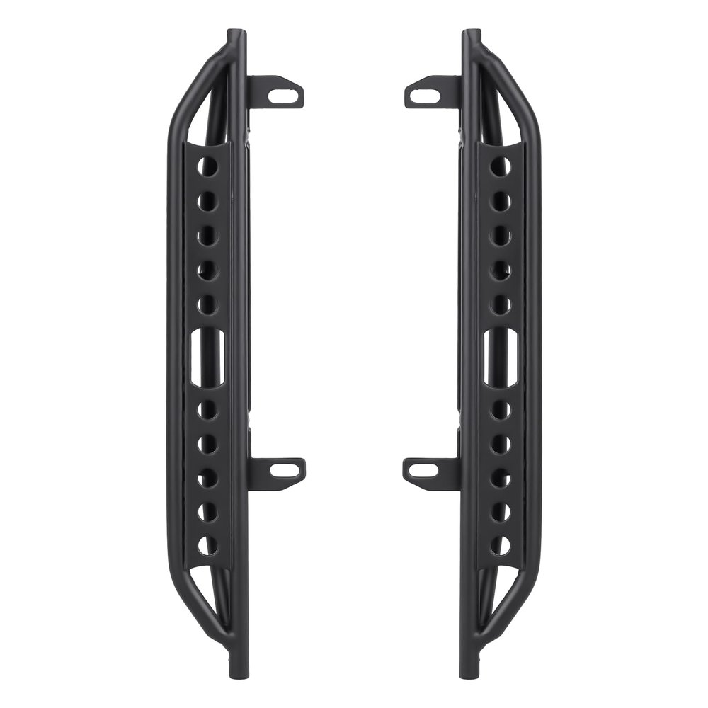 AllinRC RC Crawler Rock Sliders Metal Side Pedal Step Running Boards Foot-Plate for Axial SCX10 III Body Shell Accessories