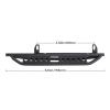 AllinRC RC Crawler Rock Sliders Metal Side Pedal Step Running Boards Foot-Plate for Axial SCX10 III Body Shell Accessories view 2