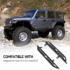 AllinRC RC Crawler Rock Sliders Metal Side Pedal Step Running Boards Foot-Plate for Axial SCX10 III Body Shell Accessories view 4