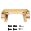 AllinRC 100g Heavy Duty Brass Front Bumper Mounts w/Servo Mount for Traxxas TRX4 Weight 1/10 RC Crawler Car Upgrades Parts, Fit TRX6 view 1