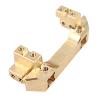 AllinRC 100g Heavy Duty Brass Front Bumper Mounts w/Servo Mount for Traxxas TRX4 Weight 1/10 RC Crawler Car Upgrades Parts, Fit TRX6 view 4
