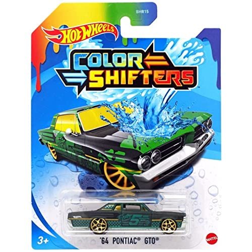 DieCast Hot Wheels Color Shifters '64 Pontiac GTO [Black/Green]