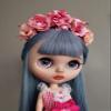 Blythe Doll Clothes 1/6 BJD Doll Fashion Doll Clothing Blythe Doll Headband Pullip Doll Clothes BJD Dolls Pullip Doll Headband BJD Doll 1/6 Doll Flower Band view 3