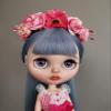 Blythe Doll Clothes 1/6 BJD Doll Fashion Doll Clothing Blythe Doll Headband Pullip Doll Clothes BJD Dolls Pullip Doll Headband BJD Doll 1/6 Doll Flower Band view 4