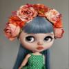 Blythe Doll Clothes 1/6 BJD Doll Fashion Doll Clothing Blythe Doll Headband Pullip Doll Clothes BJD Dolls Pullip Doll Headband BJD Doll 1/6 Doll Flower Band view 3