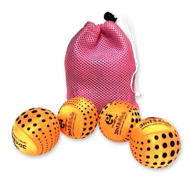 4 Pieces Washable Juggling Balls for Beginners and Professionals Set of 4 100g Each - Soft Easy Juggle Balls, Multiple Practice Juggling Ball Kits for Adults (Orange)