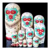 BBZY Russian Nesting Doll 15-Piece Colorful Stacking Toy Basswood Handmade Creative Matryoshka Home Decoration view 4