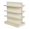 1:12 Scale Rack Dollhouse Accessories Book Shelf Miniature Furniture 4 Tier Bookcase Storage Shelf Shooting Props Desktop Decor (L) view 1