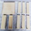 1:12 Scale Rack Dollhouse Accessories Book Shelf Miniature Furniture 4 Tier Bookcase Storage Shelf Shooting Props Desktop Decor (L) view 4