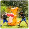 BigMouth Inc Giant Inflatable Boxing Kangaroo Sprinkler, Backyard Water Splash Toy with Punching Gloves and 360 Spray Action for Kids Ages 5 Plus, 5 Foot Tall Lawn Summer Play Feature view 1