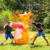 BigMouth Inc Giant Inflatable Boxing Kangaroo Sprinkler, Backyard Water Splash Toy with Punching Gloves and 360 Spray Action for Kids Ages 5 Plus, 5 Foot Tall Lawn Summer Play Feature view 4